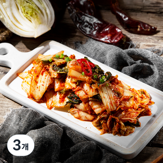 진경 맛김치, 2.5kg, 3개