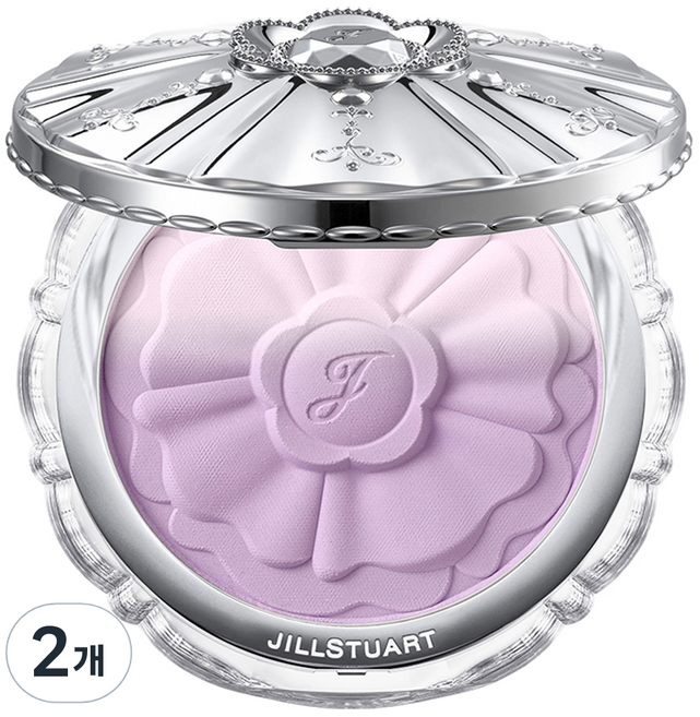 JILLSTUART 粉彩花瓣霧面腮紅盤, 03 misty lilaC, 2個