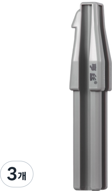 셀비아 아이브로우 펜슬 샤프너, 3개, 그레이