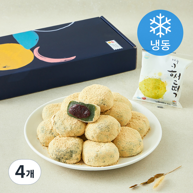 제주사월 콩설떡 10개입 (냉동), 600g, 4개