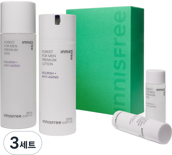 INNISFREE 男士森林優質護膚2件組, 3套