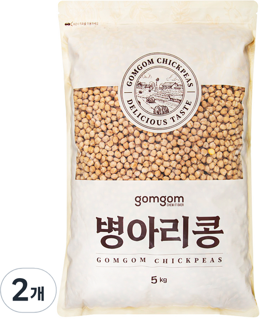 곰곰 병아리콩, 5kg, 2개