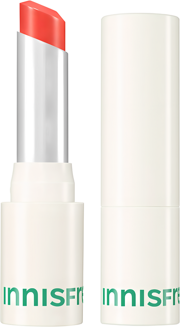 INNISFREE 台灣公司貨 晨露光透水感唇膏, 1個, 03 鮮嫩橘子