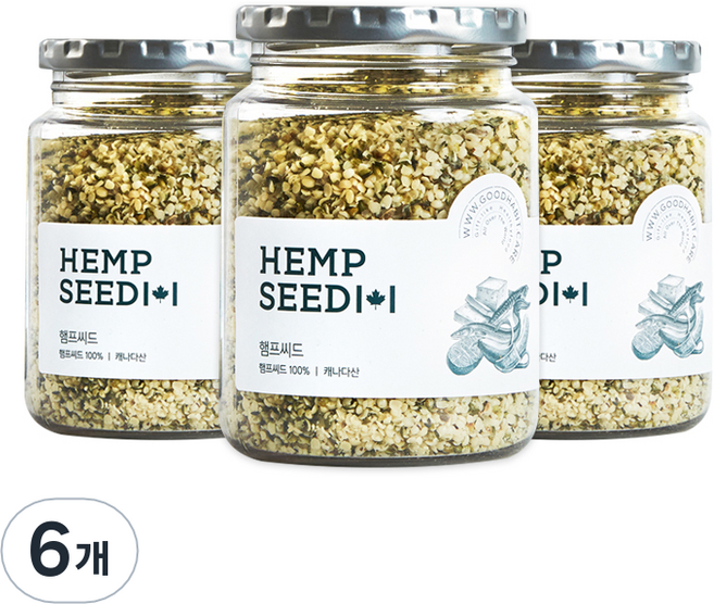 착한습관 햄프씨드, 230g, 6개