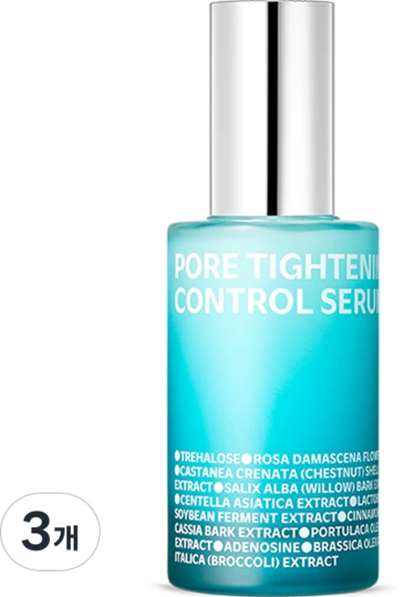 아이소이 포어 타이트닝 모공 컨트롤 세럼, 50ml, 3개 - 쿠팡