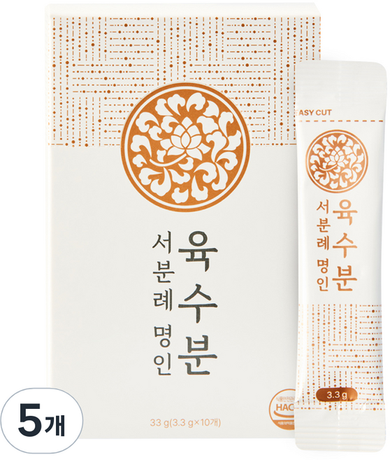 서분례 명인 육수분 10p, 33g, 5개