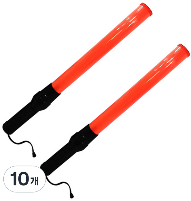 대원안전 LED 신호봉, 10개, 혼합색상