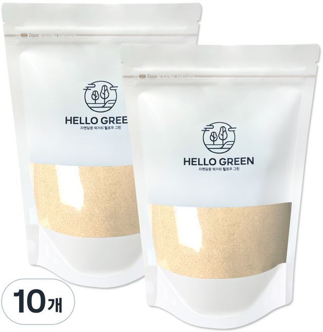 헬로우그린 국내산 볶은 백태 가루, 10개, 500g