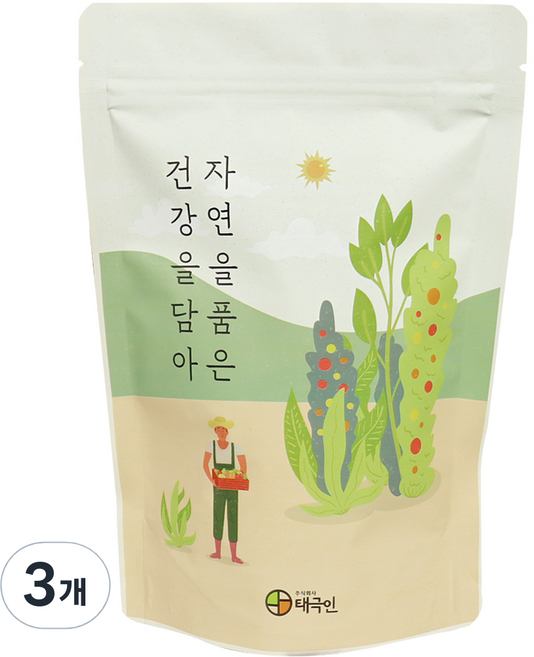 자연닮음 국산 볶은 무말랭이 차, 300g, 3개, 1개입