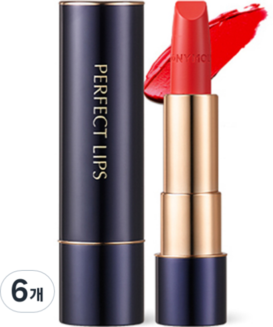 토니모리 퍼펙트 루즈 인텐스 립스틱 3.5g, 6개, 06인텐스레드