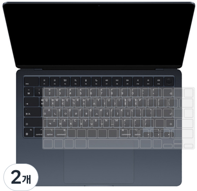 스코코 맥북에어 2022 M2 13 키보드 키스킨, 2개