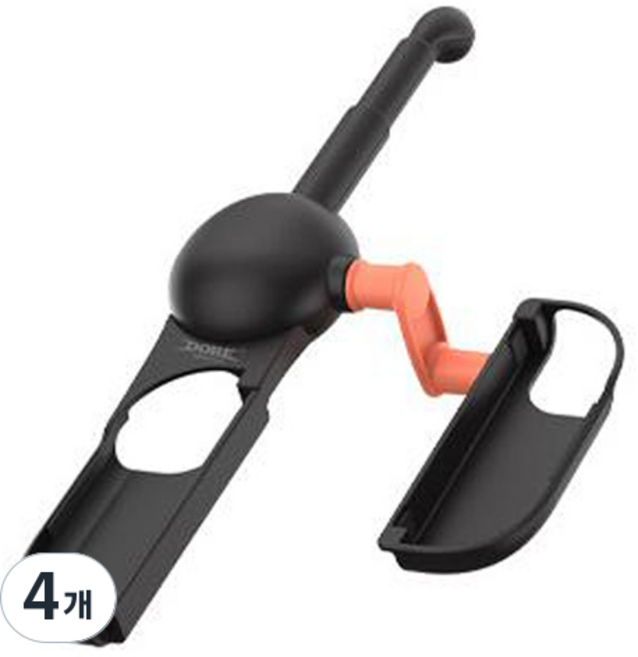 DOBE 닌텐도 스위치2 조이콘2 조이콘 공용 낚시그립 컨트롤러, 블랙, 4개, TNS-3186