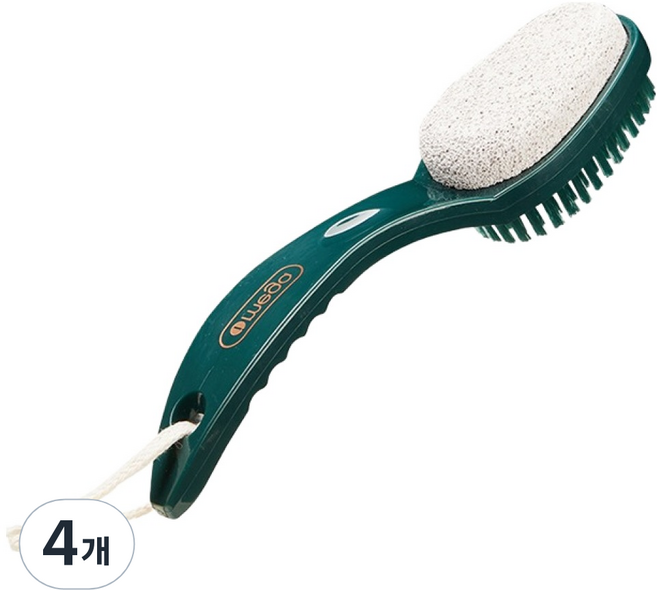 블룸써니 발각질 제거 목욕 브러쉬 그린, 1개입, 4개, 77g
