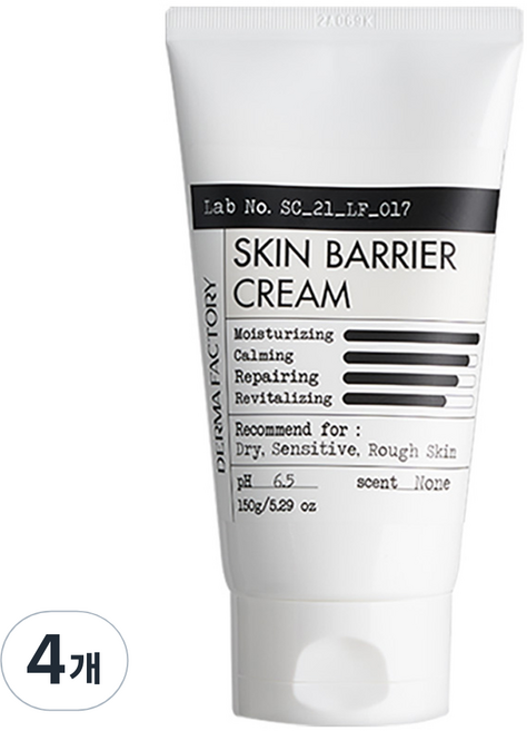 더마팩토리 피부장벽 크림, 150g, 4개
