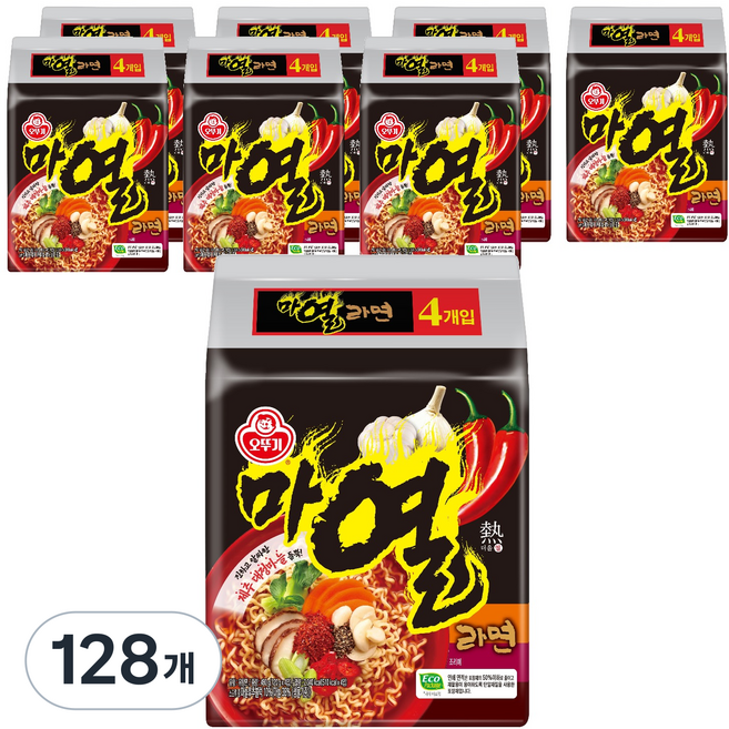오뚜기 마열라면 120g, 128개