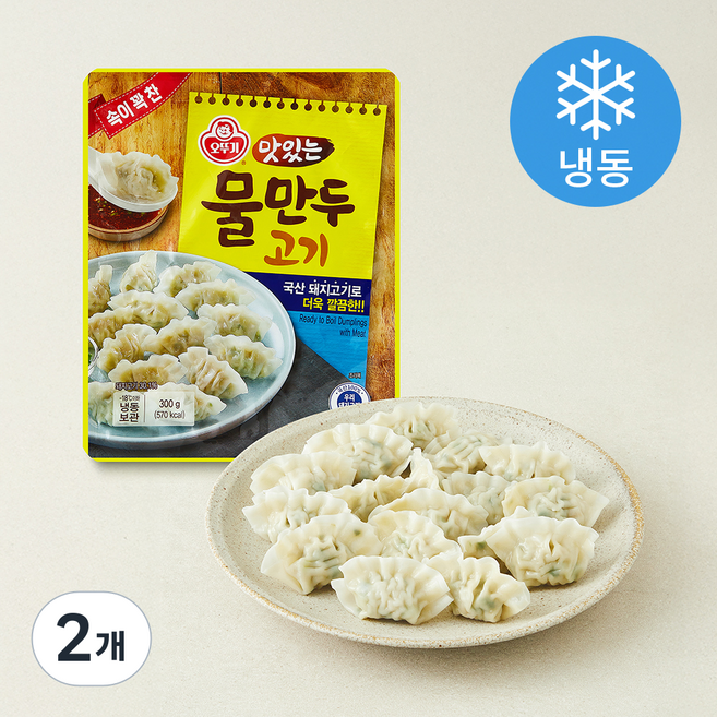 오뚜기 맛있는 물만두 (냉동), 300g, 2개