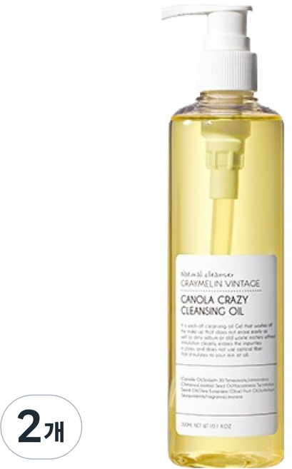 그레이멜린 카놀라 크레이지 클렌징오일, 300ml, 2개