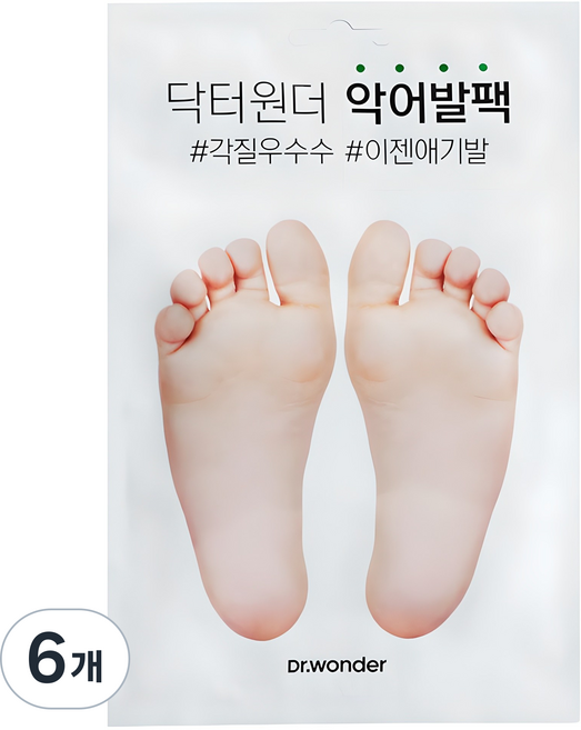 닥터원더 악어 발팩, 1개입, 6개
