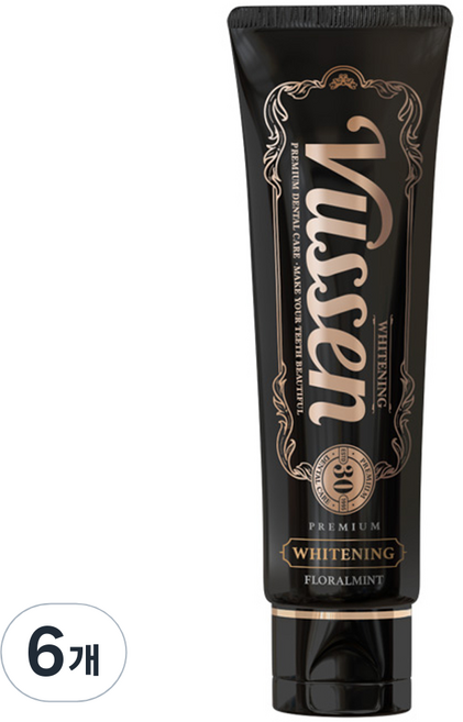 오스템파마 뷰센 30 치아 미백제 치약, 6개, 80g