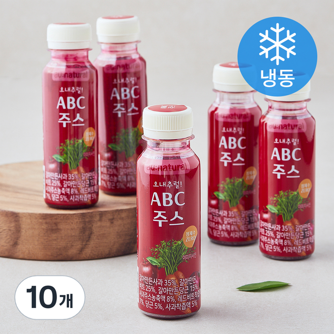 오내추럴 ABC 과채주스 (냉동), 10개, 120ml