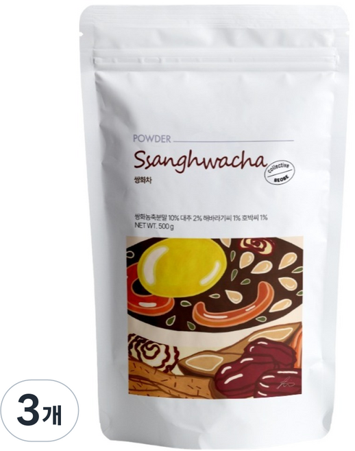 베오베 쌍화차, 3개, 1개입, 500g