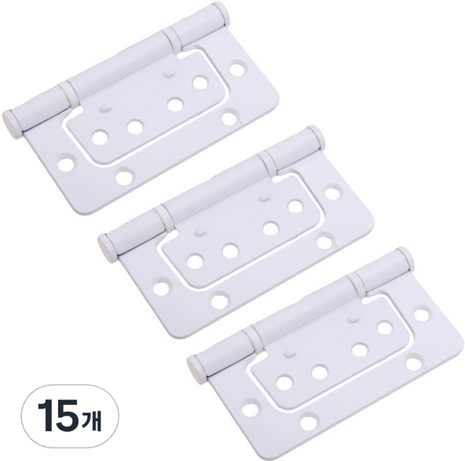 방문용 4인치 이지경첩 화이트, 15개