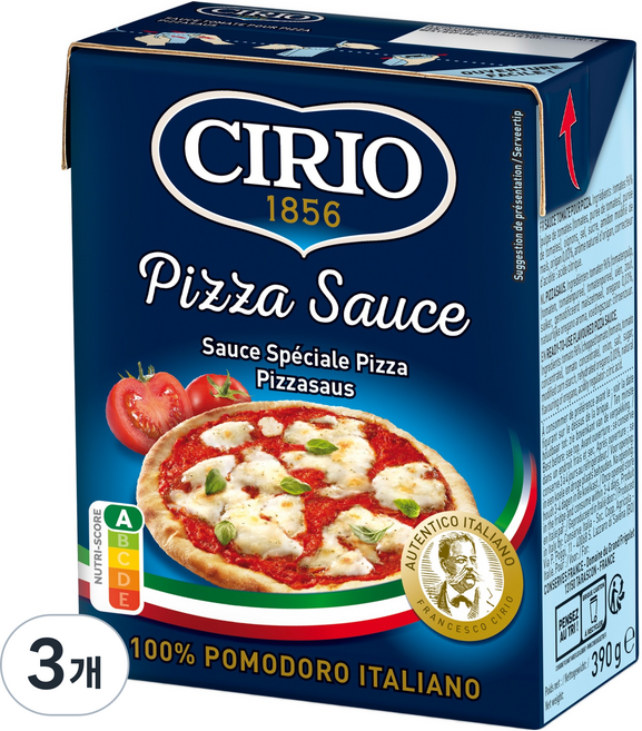 치리오 피자소스, 390g, 3개