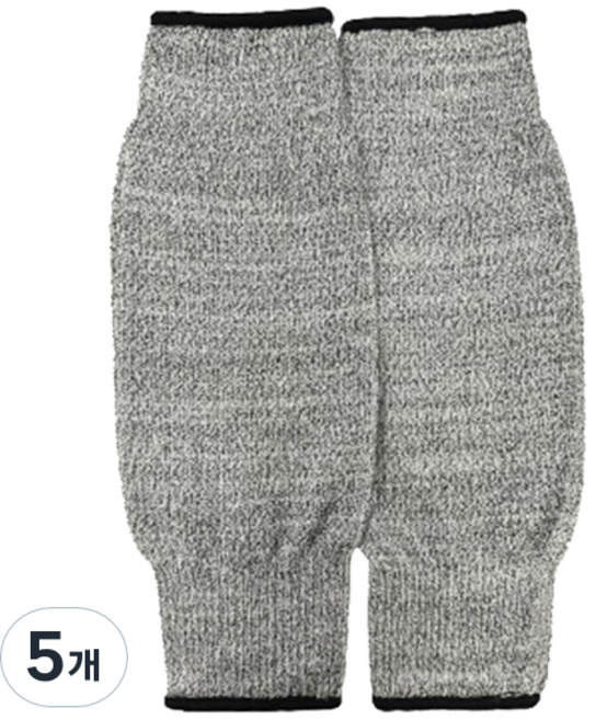 디펜즈만 칼베임방지 절단방지 작업용 방검 안전토시 2p, 5개, 그레이