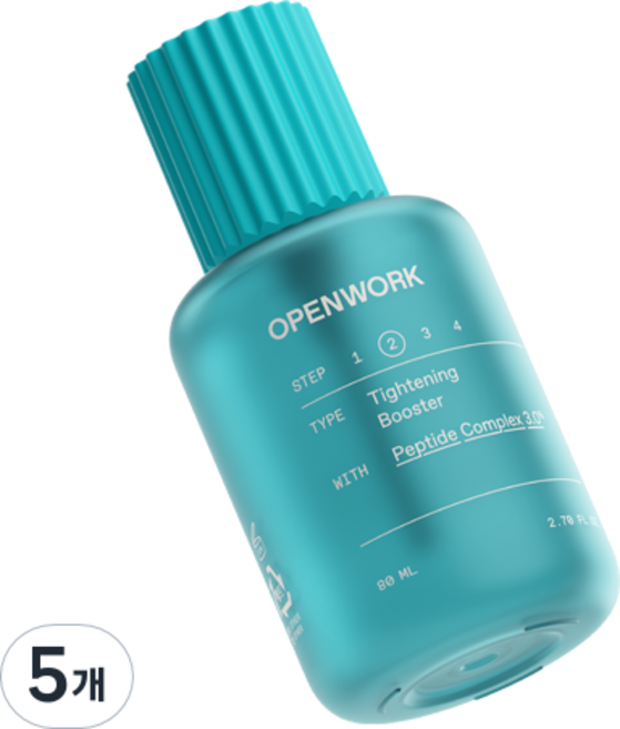오픈워크 탄력 집중케어 부스터, 80ml, 5개