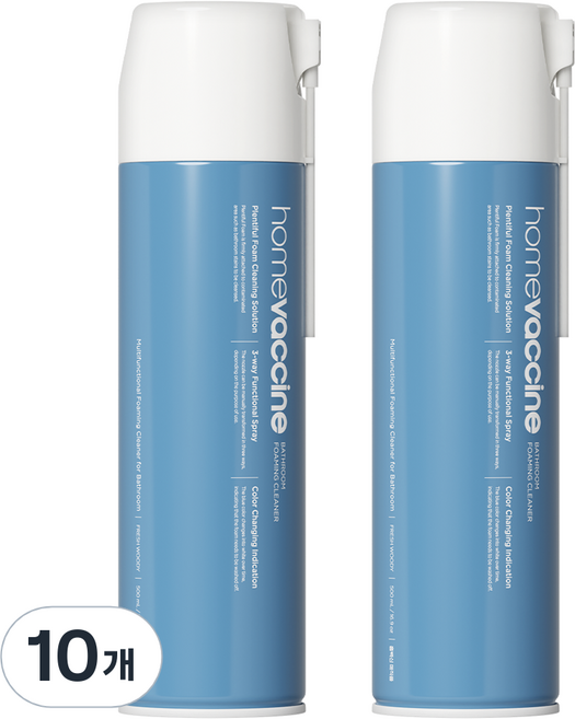 홈백신 매직폼 욕실세정제, 462g, 10개