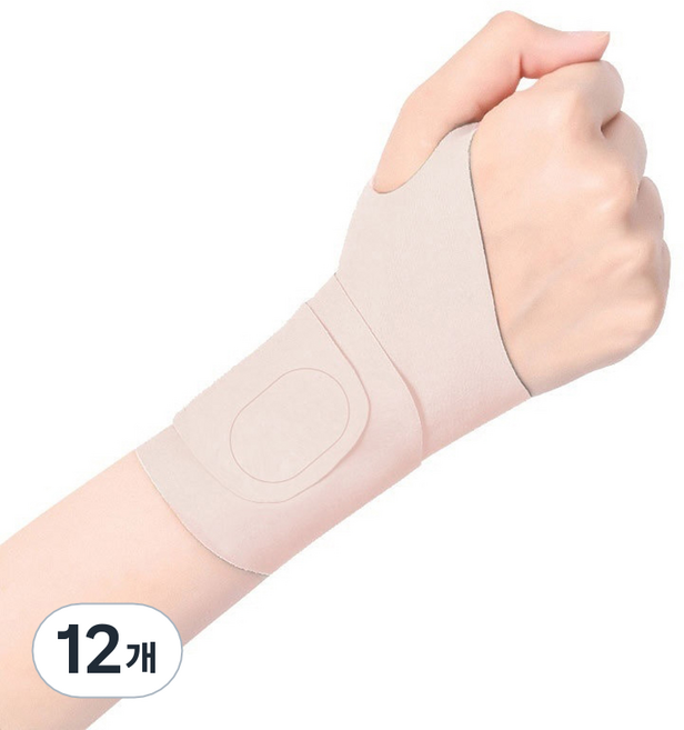 오르세토 고탄력 손목보호대 핑크, 12개
