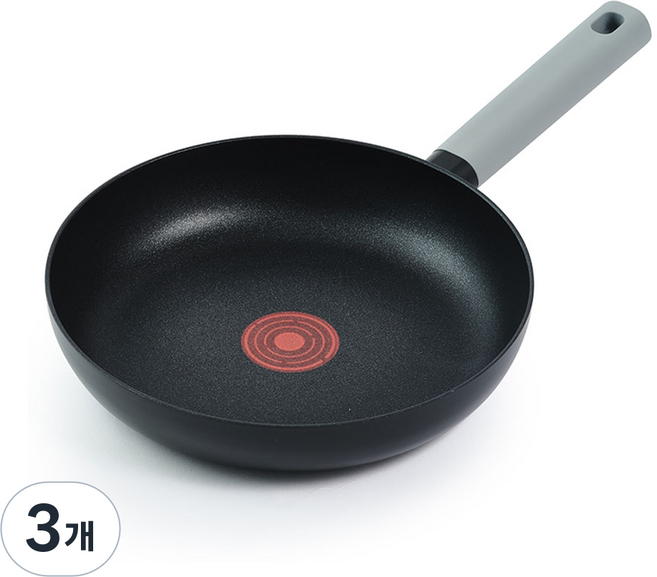 셰프토프 글라스락 인덕션 센서 프라이팬, 24cm, 3개