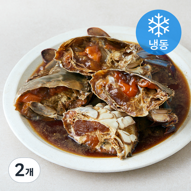 곰곰 국내산 암꽃게로 갓 담근 간장게장 (냉동), 1.8kg, 2개