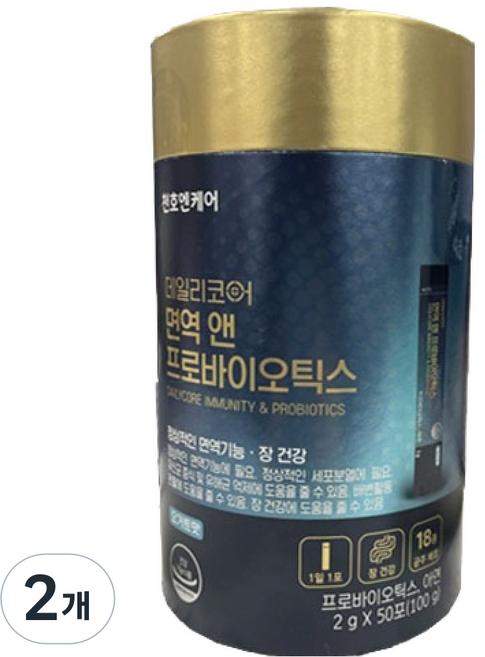 Chunho Ncare 益生菌 50p, 100g, 2個