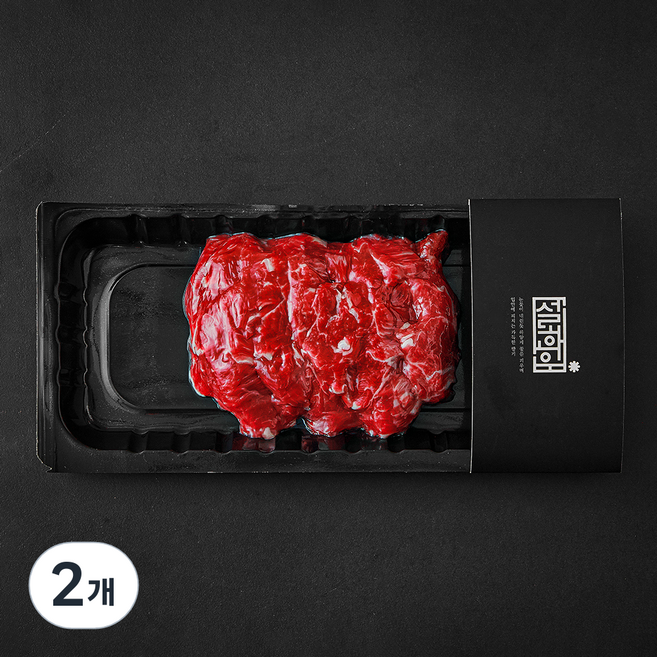 설화우 한우 제비추리 1++등급 (냉장), 200g, 2개
