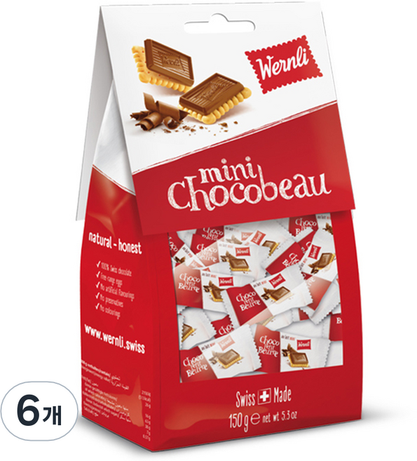 베르니 미니초코보우, 150g, 6개