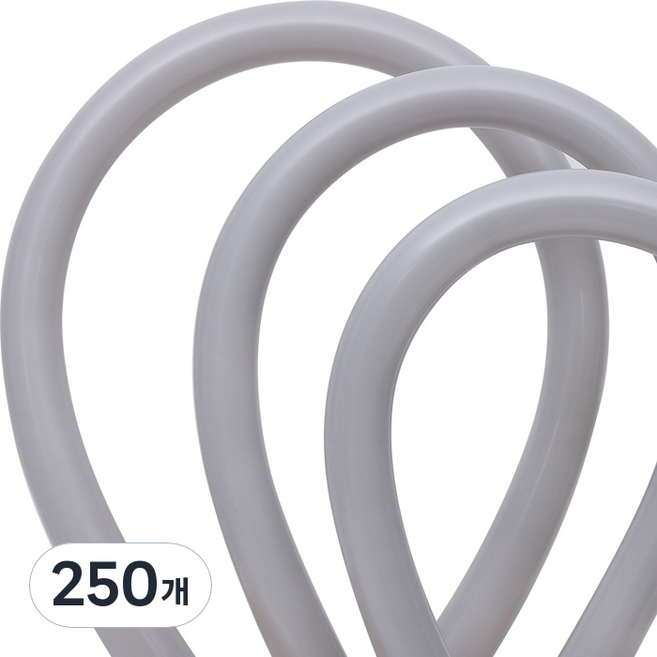 조이파티 셈퍼텍스 요술풍선 260S, 그레이, 250개