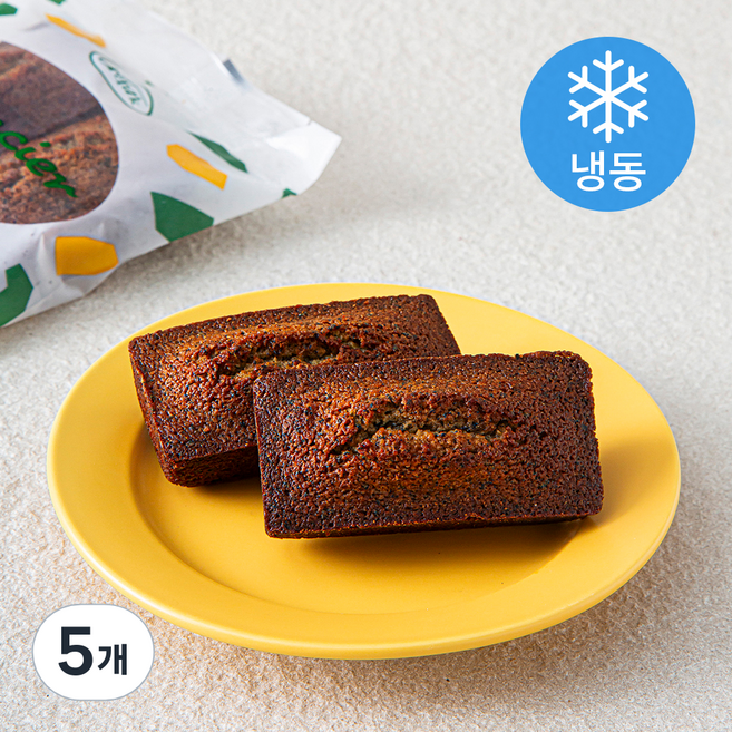 오르랔베이커리 얼그레이 휘낭시에 (냉동), 40g, 2개입, 5개