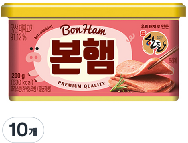 한성기업 본햄, 200g, 10개