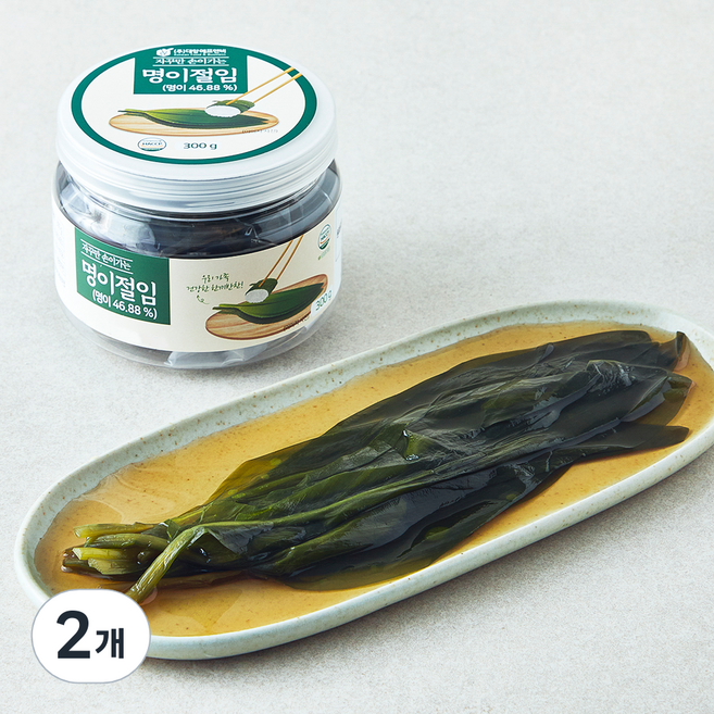 도들샘 명이절임, 300g, 2개