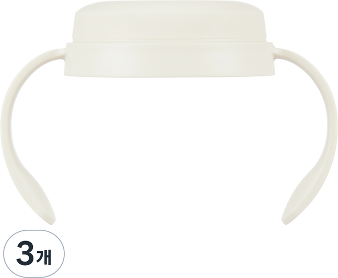 티지엠 쌀알 젖병 전용 핸들, 3개, 단품(퓨어화이트)