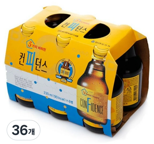 컨피던스 멀티비타민 음료, 230ml, 36개 - 쿠팡