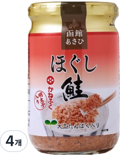 고쇼쿠 연어 후레이크 명란맛, 120g, 4개