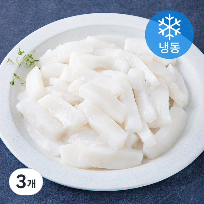 고등어청년 대왕 오징어 몸채 (냉동), 3개, 1kg