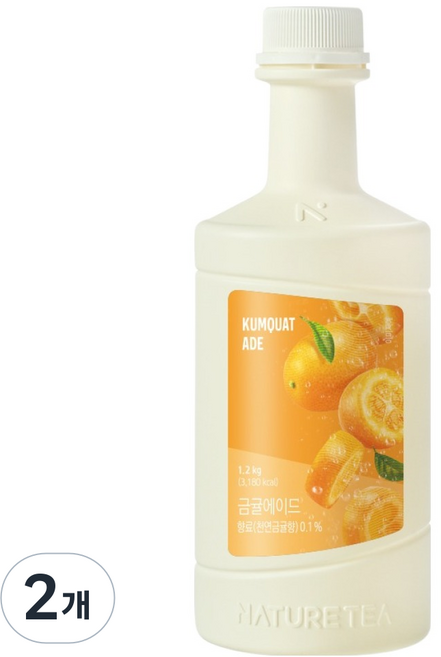 네이쳐티 금귤에이드, 1.2kg, 2개