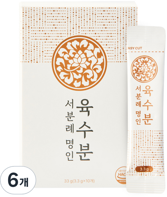 서분례 명인 육수분 10p, 33g, 6개