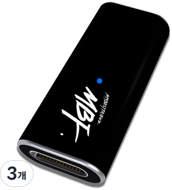 MYBESTFRIEND USB4.0 Gen3x2 USB C(F)轉Type-C(F) 延長轉接頭 240W, 3個, MBF-G3FF01