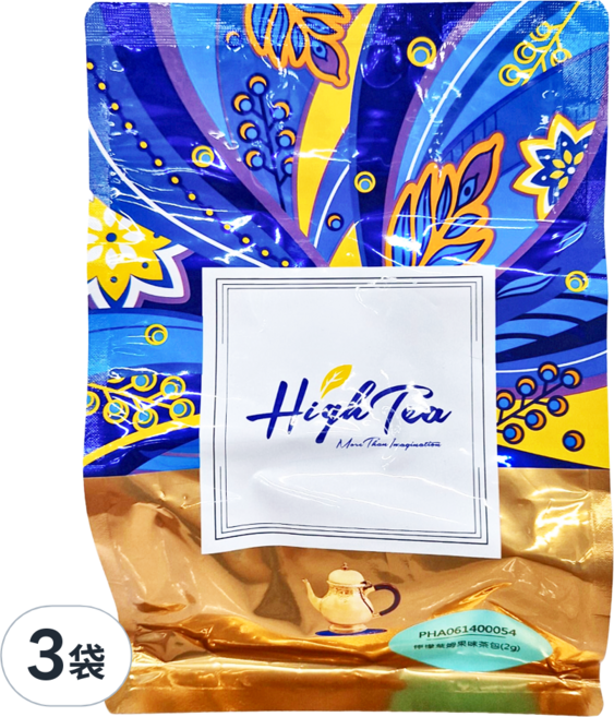 High Tea 伂橙 檸檬果萊姆茶 三角, 2g, 50包, 3袋