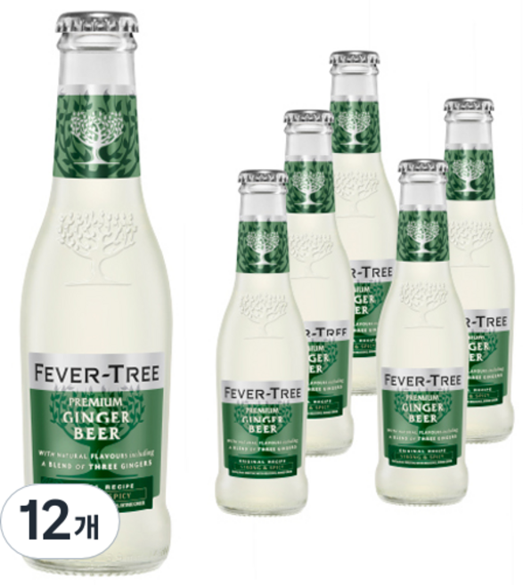 피버트리 프리미엄 진저비어, 12개, 200ml
