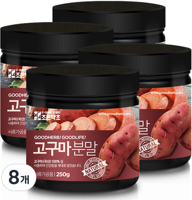 喬恩香草紅薯粉, 250g, 8個